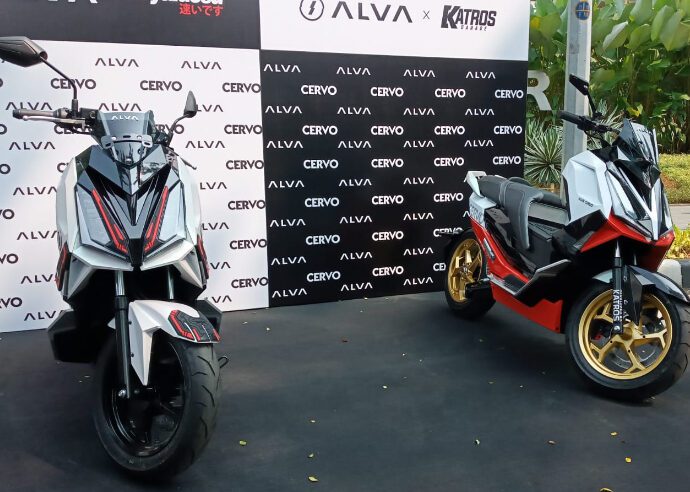 Motor Listrik ALVA CERVO Resmi diluncurkan, Tidak Takut Terjang Banjir